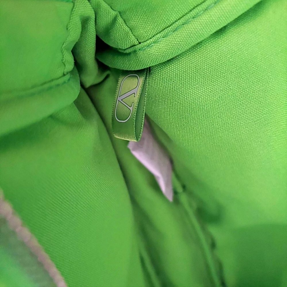 New Valentino Beauty Bright Green Travel Pouch Bag - Picture 3 of 4